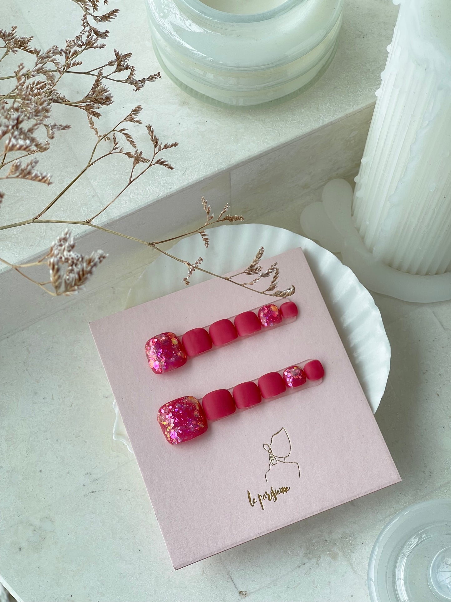 Iris (Feet) Press On Nails