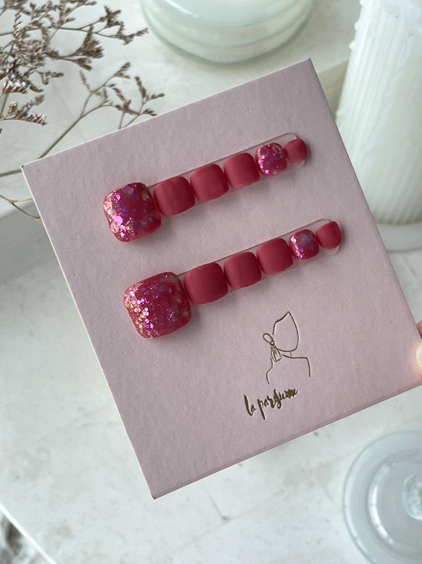 Iris (Feet) Press On Nails