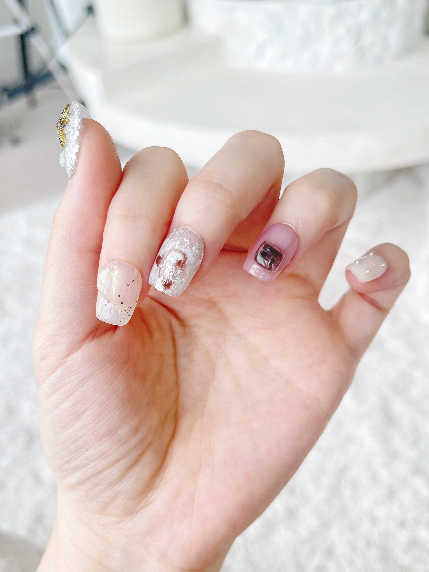 'Starfish ' Customized Press On Nails