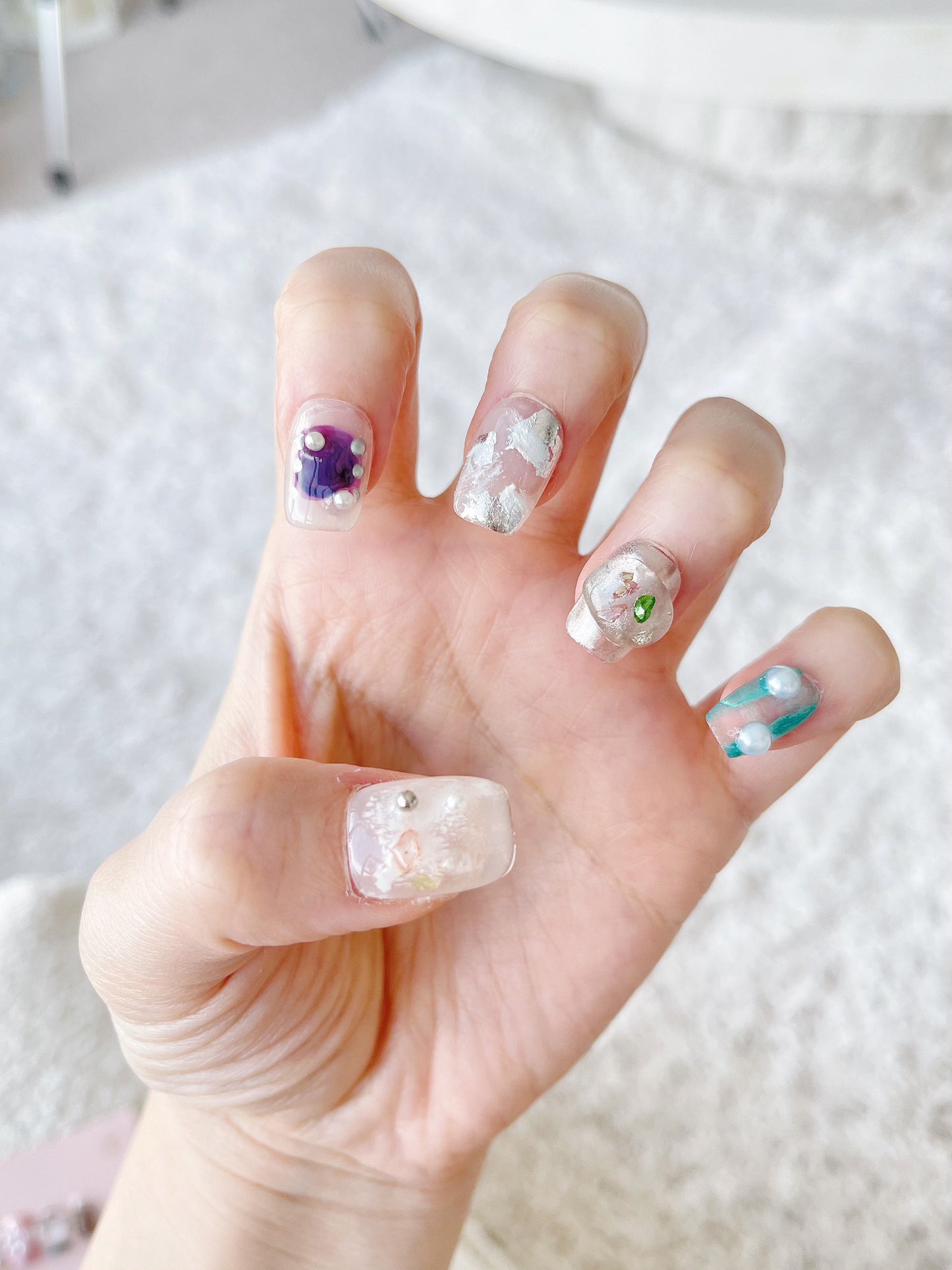 ' Daydream ' Customized Press On Nails