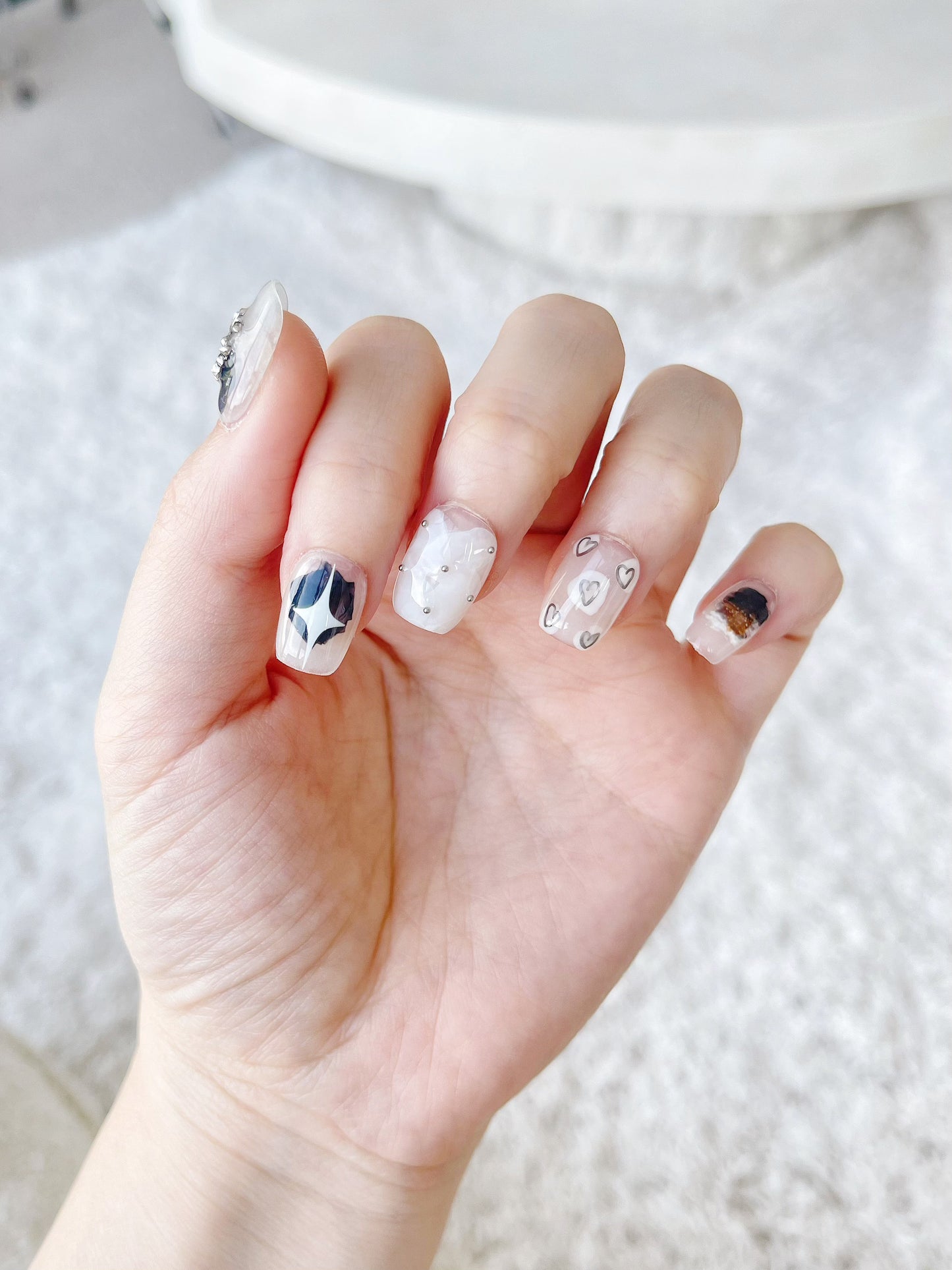 ' Desert Sunset ' Customized Press On Nails
