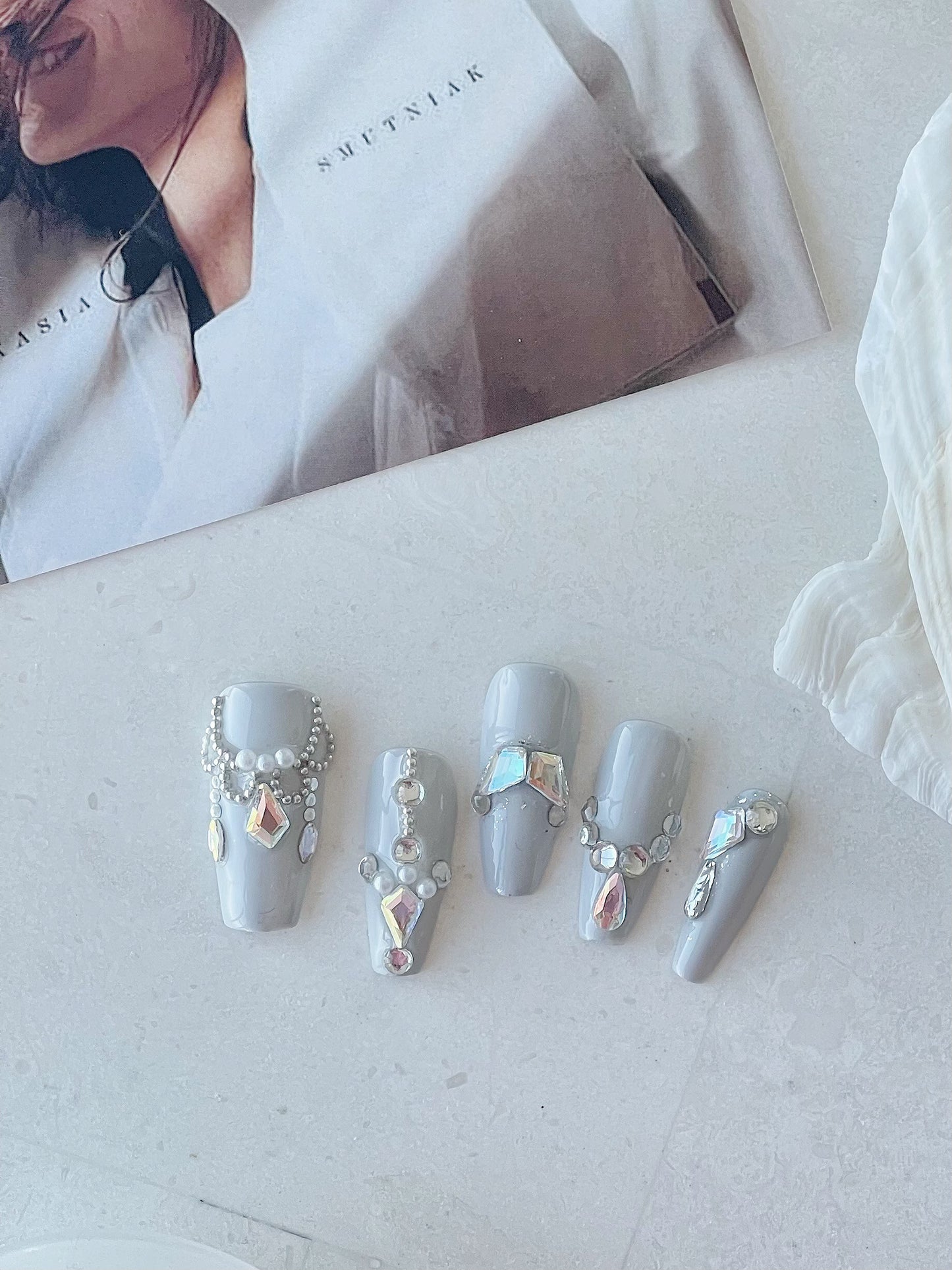Baby Blue Press On Nails
