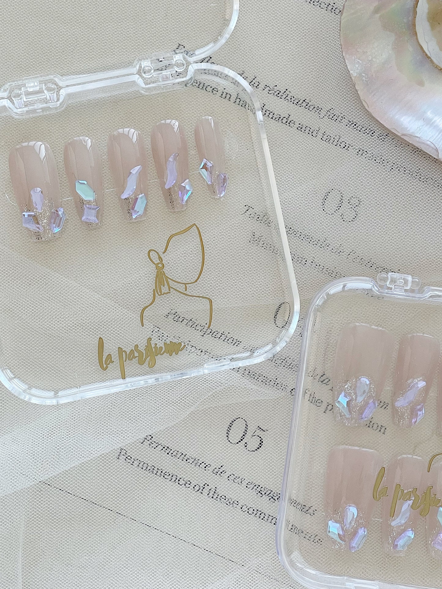 Summer Night Fireflies Press On Nails