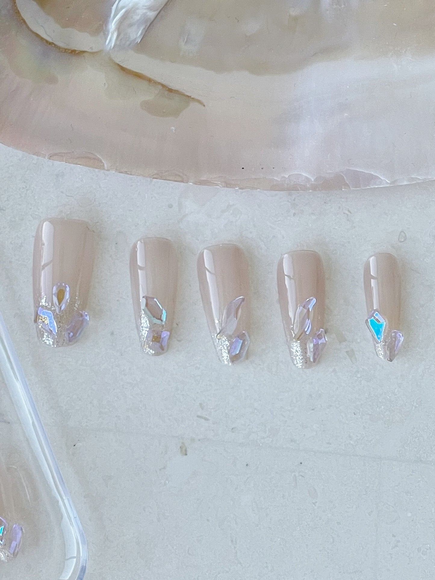 Summer Night Fireflies Press On Nails