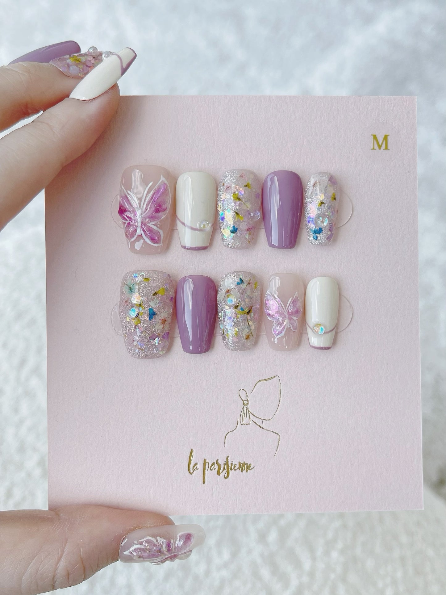 The Wings Of Summer Press On Nails