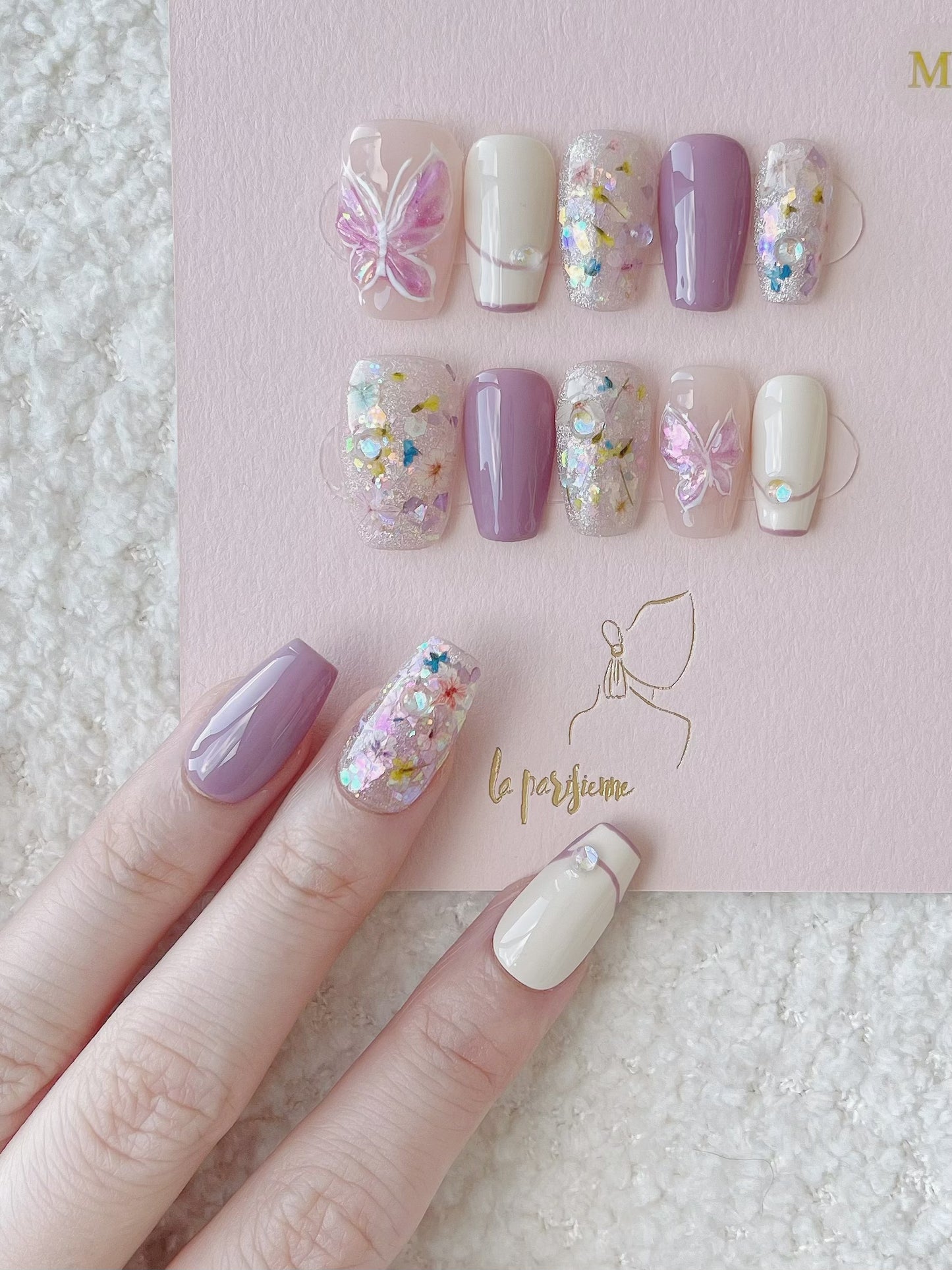 The Wings Of Summer Press On Nails