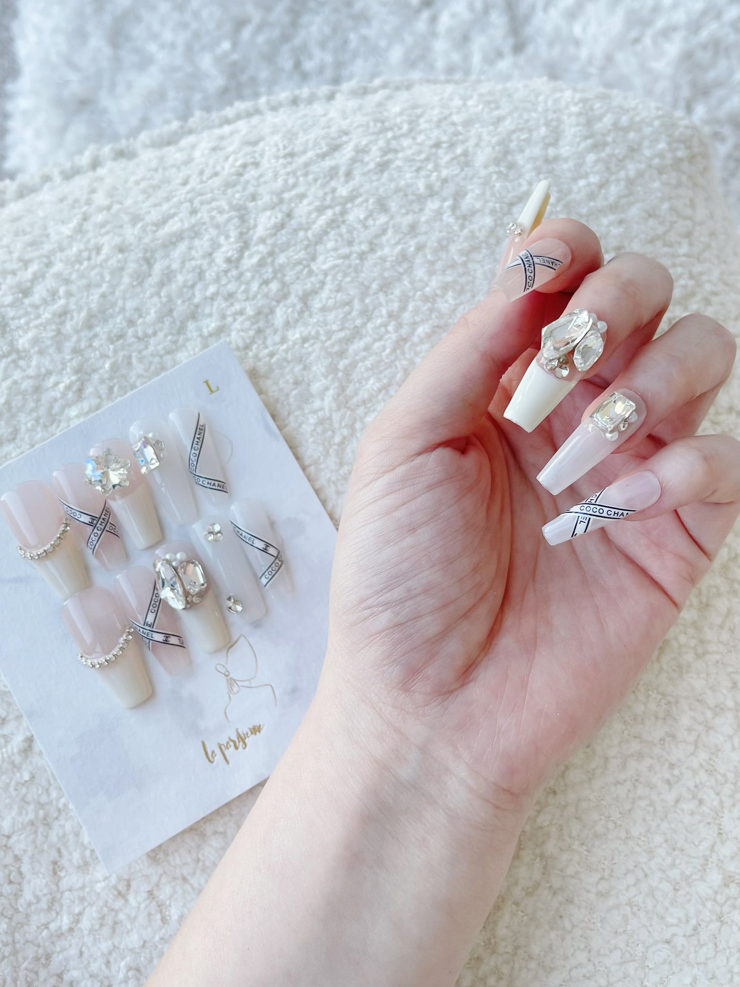 Ms.Coco Chanel Press On Nails