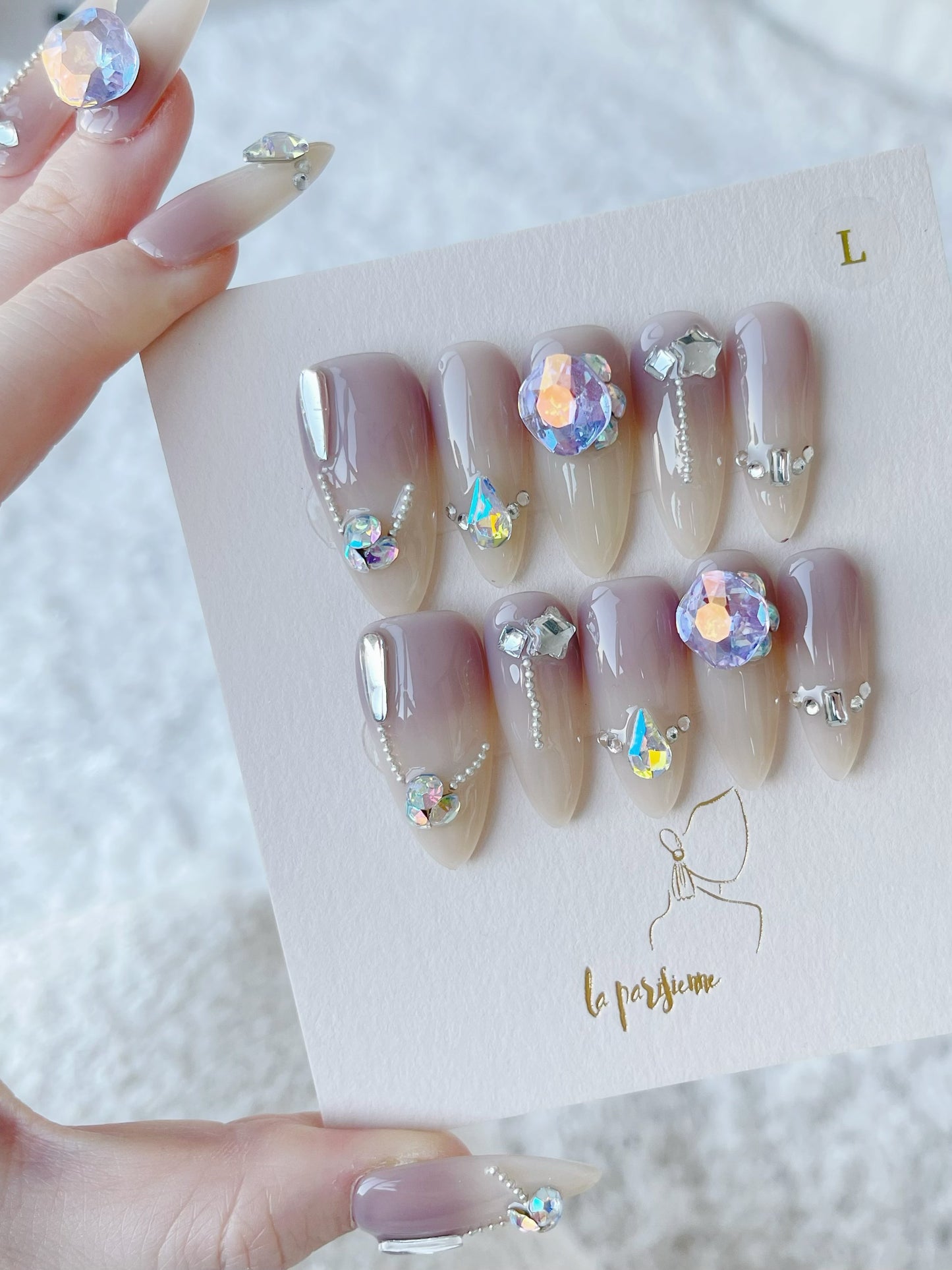 Ice Grapes Press On Nails