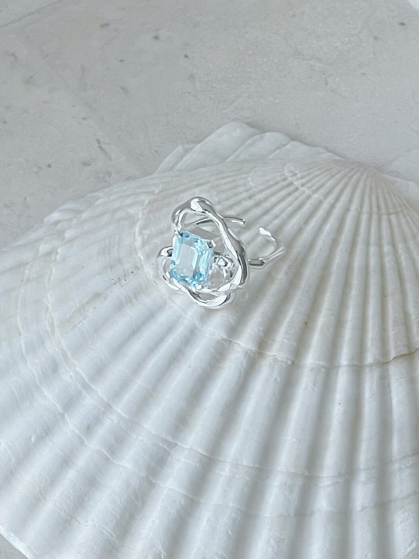 Terpsichore Sterling Silver Topaz Ring