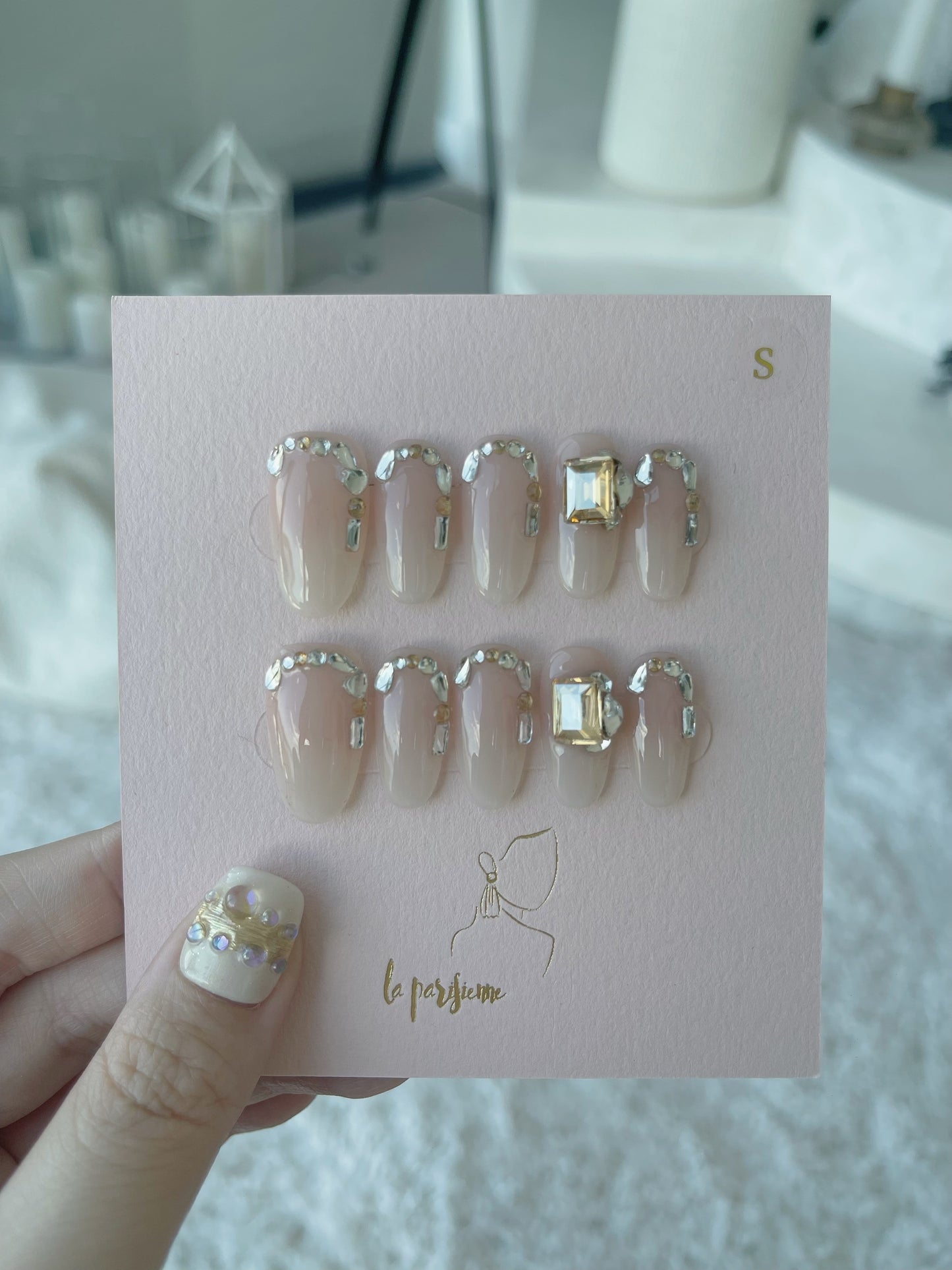 Pure Blossom Press On Nails