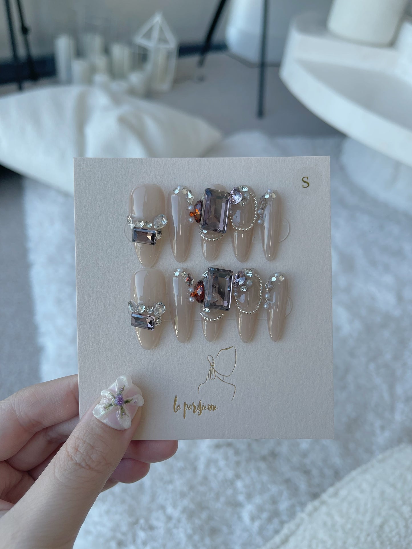 Floral Dreamland Press On Nails