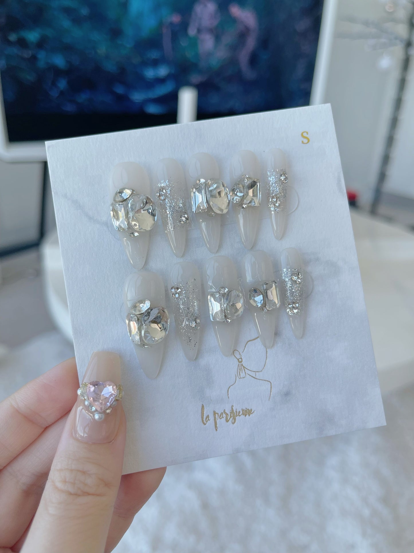 Moonlight Waltz Press On Nails