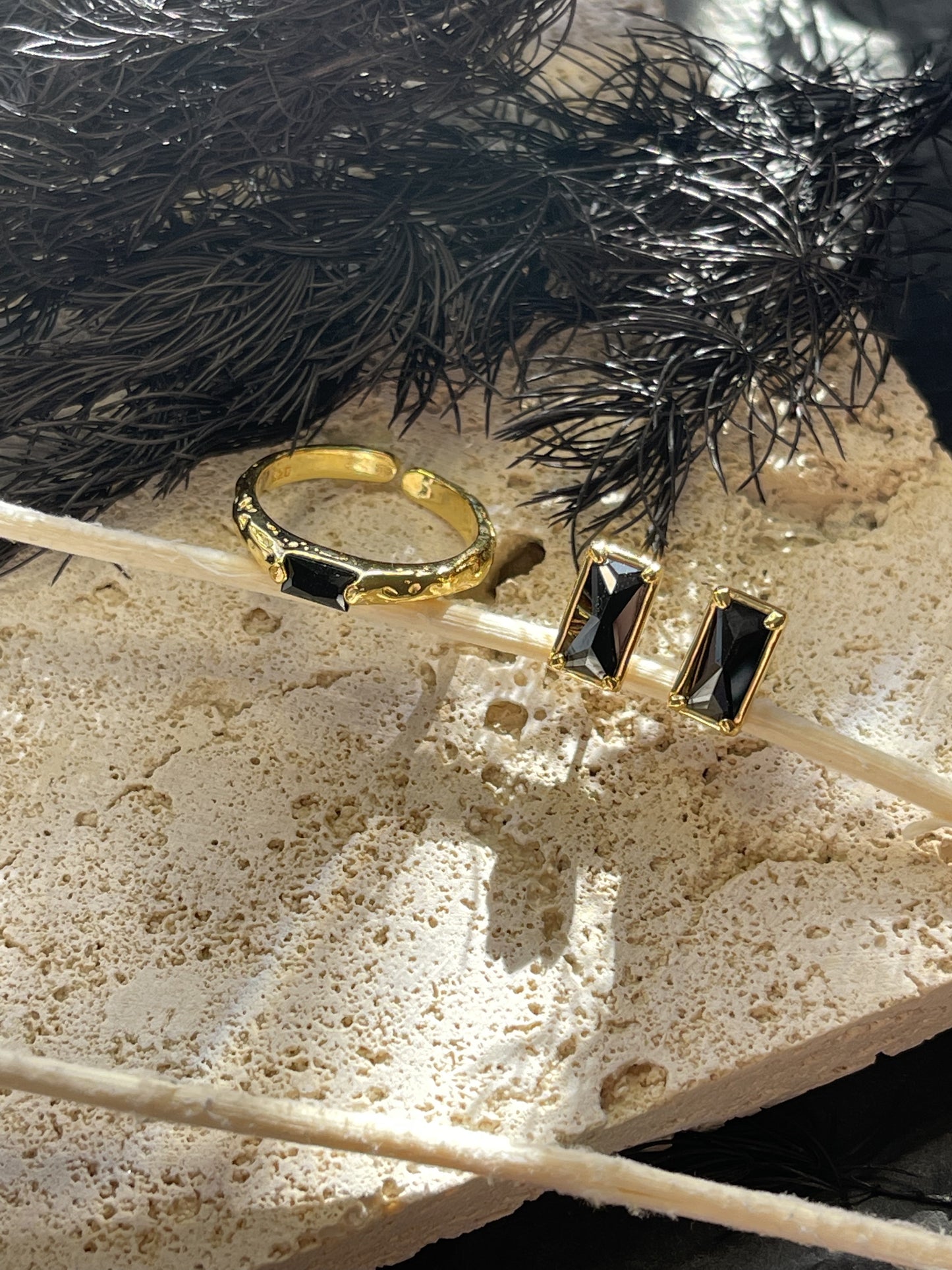 Margo Black Diamond Earrings
