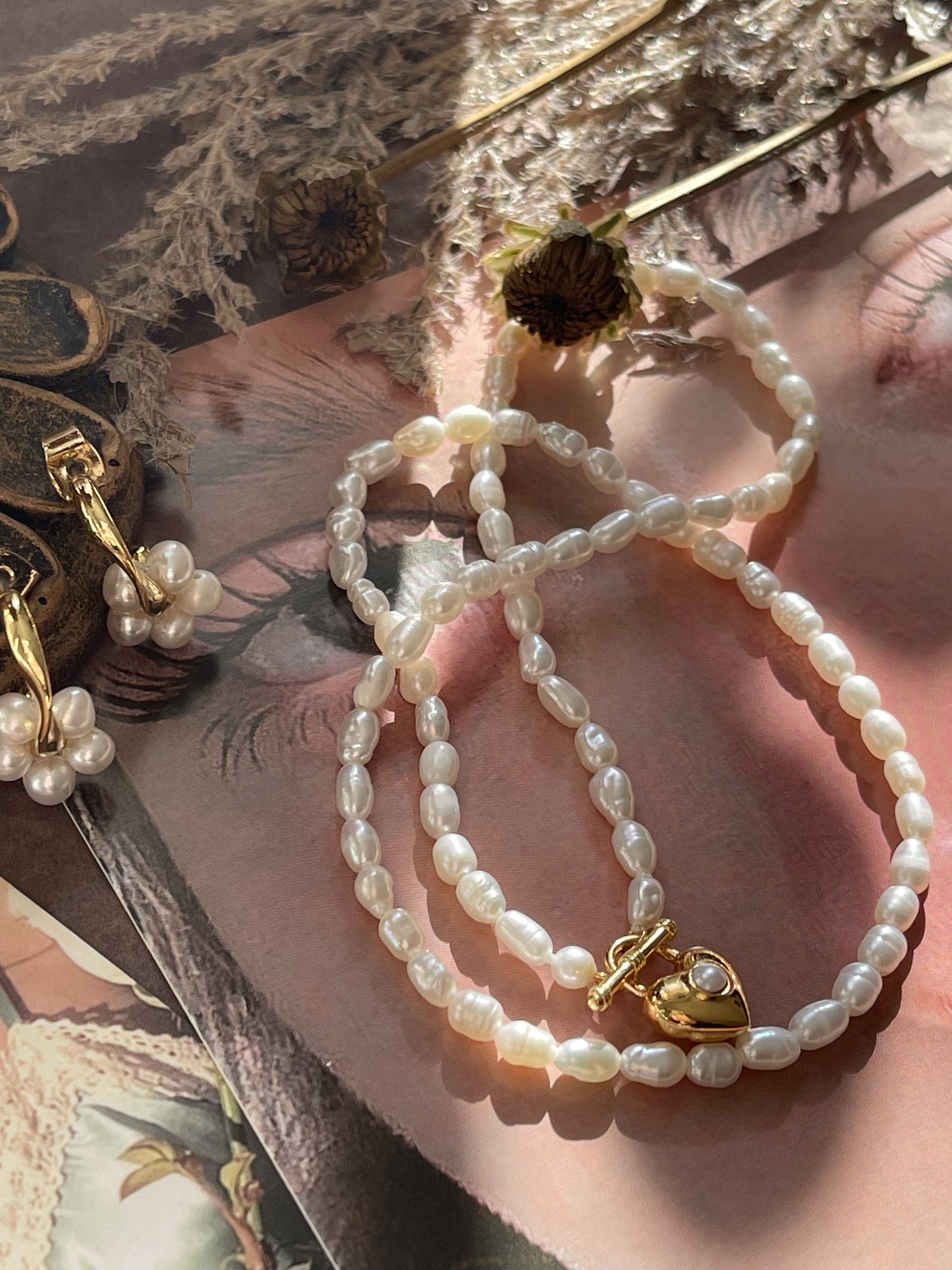 Roselyn Pearl Necklace