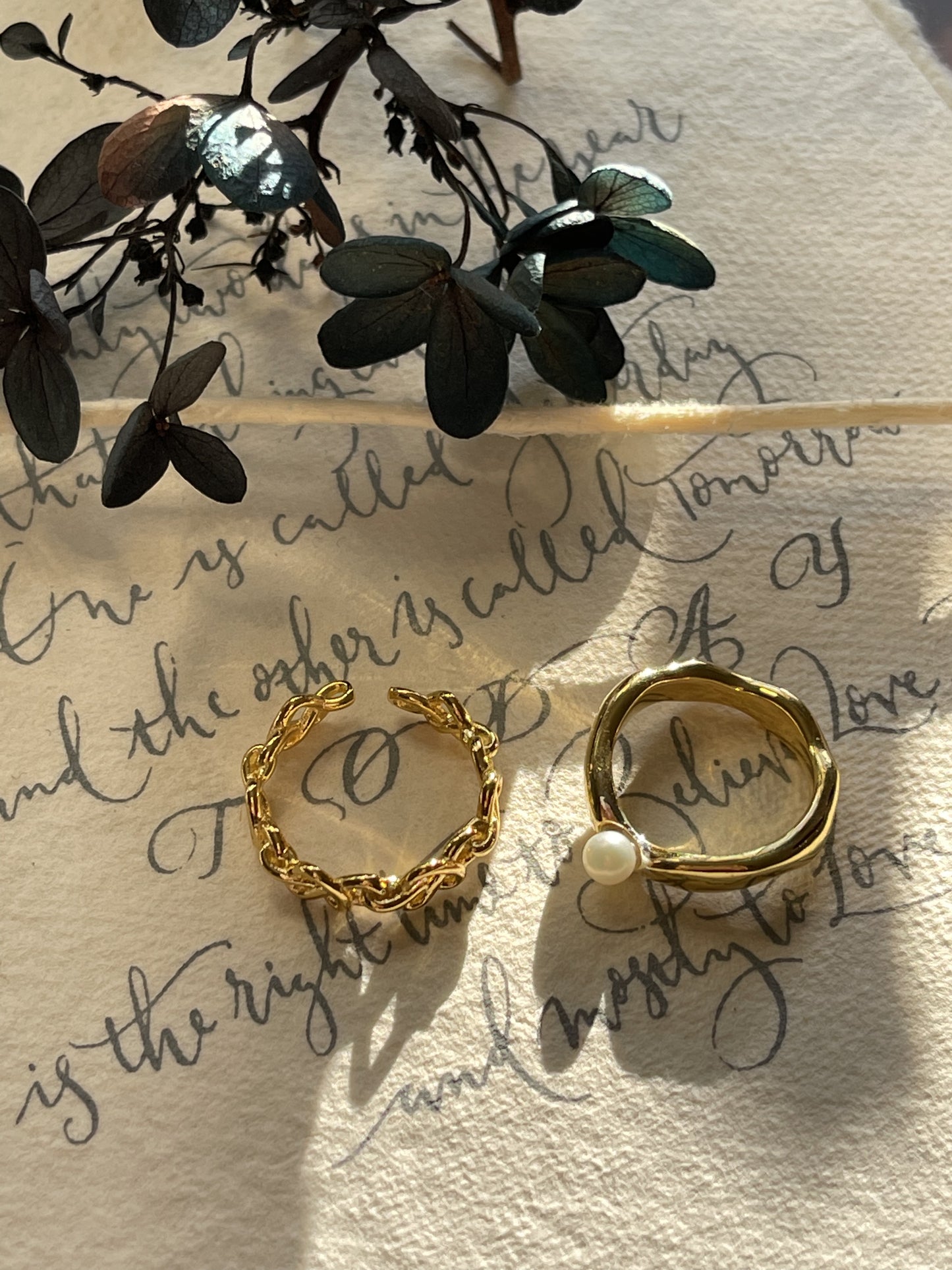 Savanna Hollow Heart Ring