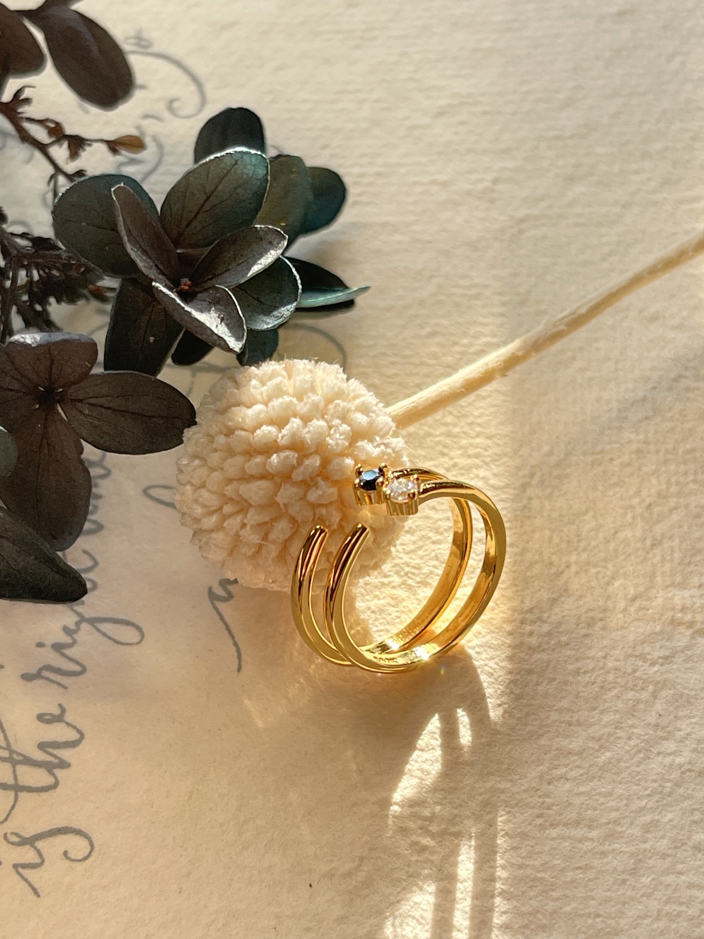 Leslie Gemini Diamonds Ring