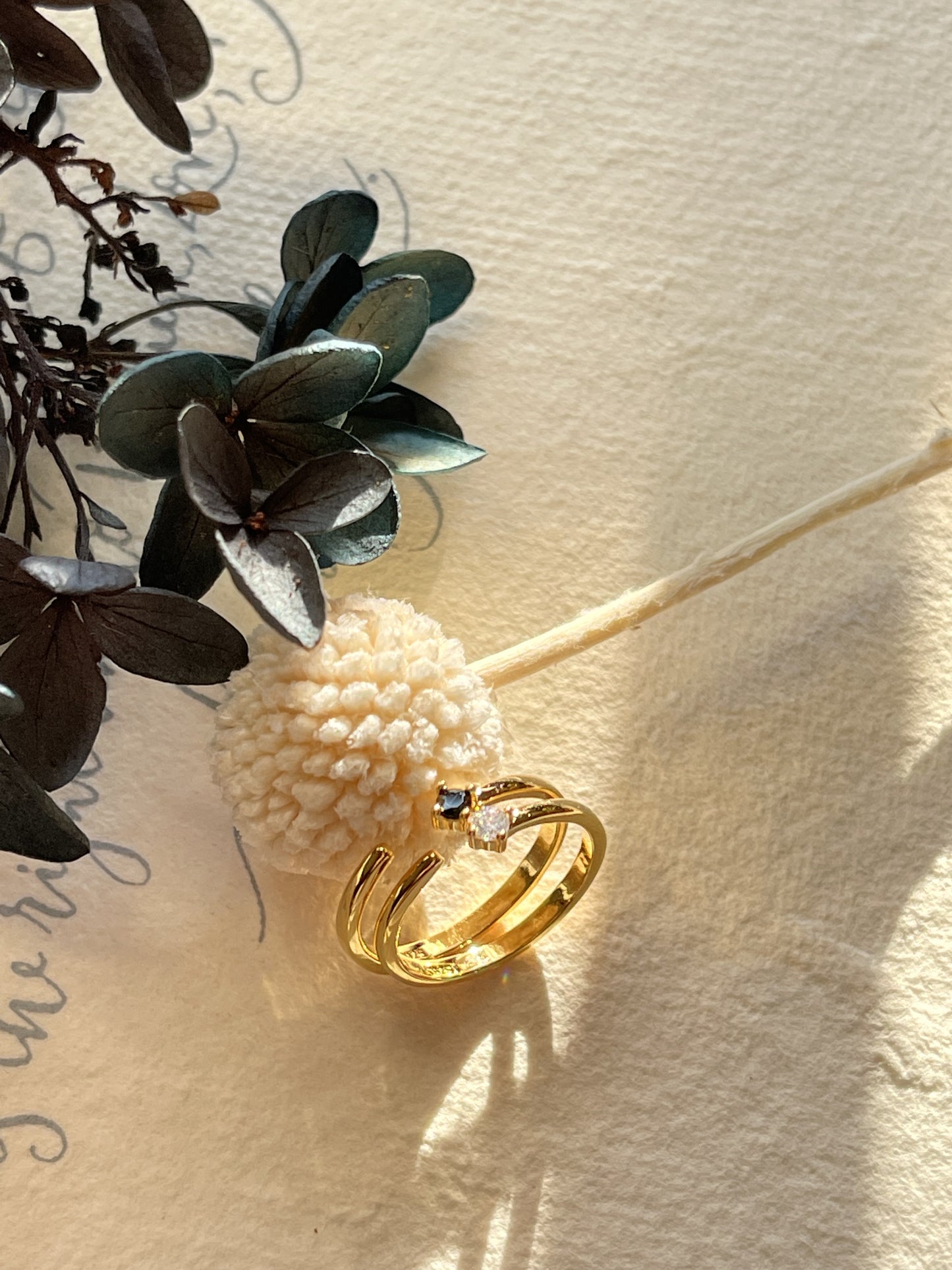 Leslie Gemini Diamonds Ring