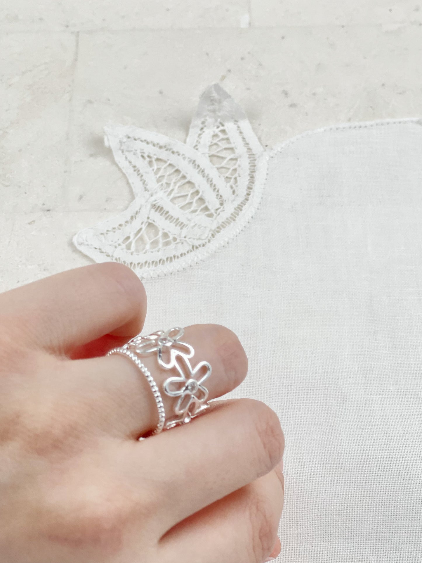 Silver Garland Ring