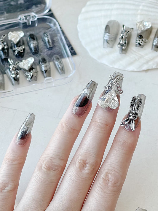 Mecha Bunny Press On Nails