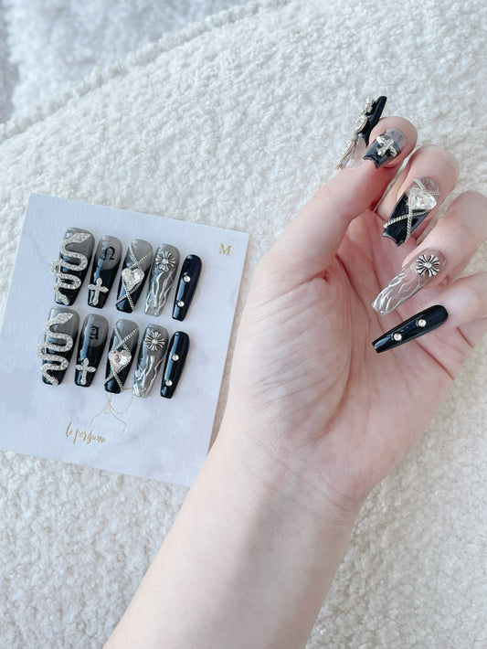 Rock Athena Press On Nails