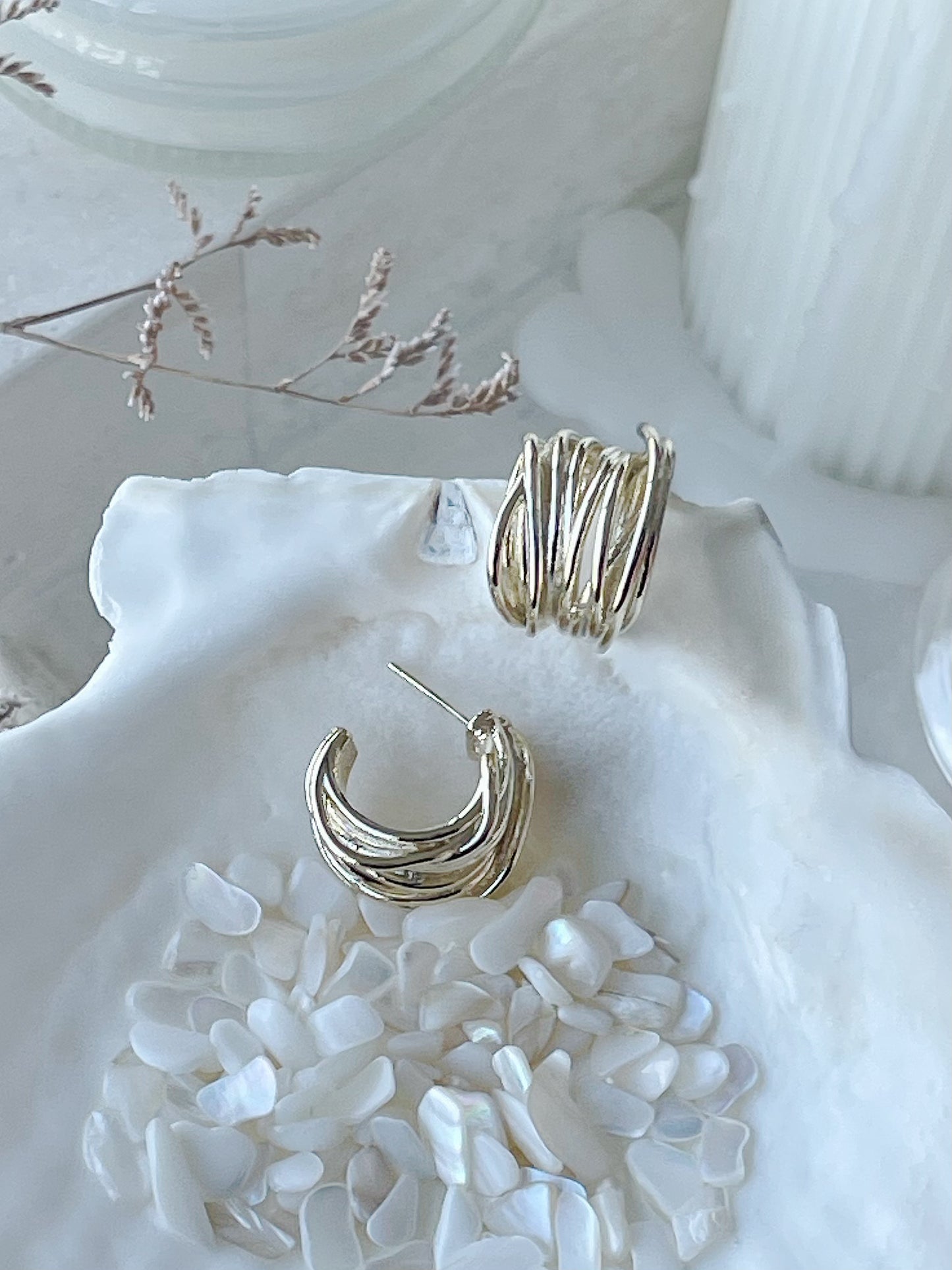 Qivittoq Gold Plated Mini Hoop Earrings