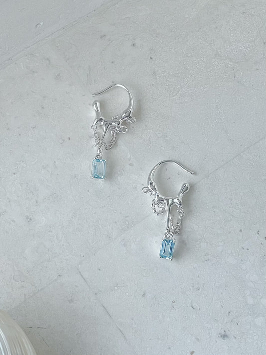 Anastasia Blue Topaz Earrings