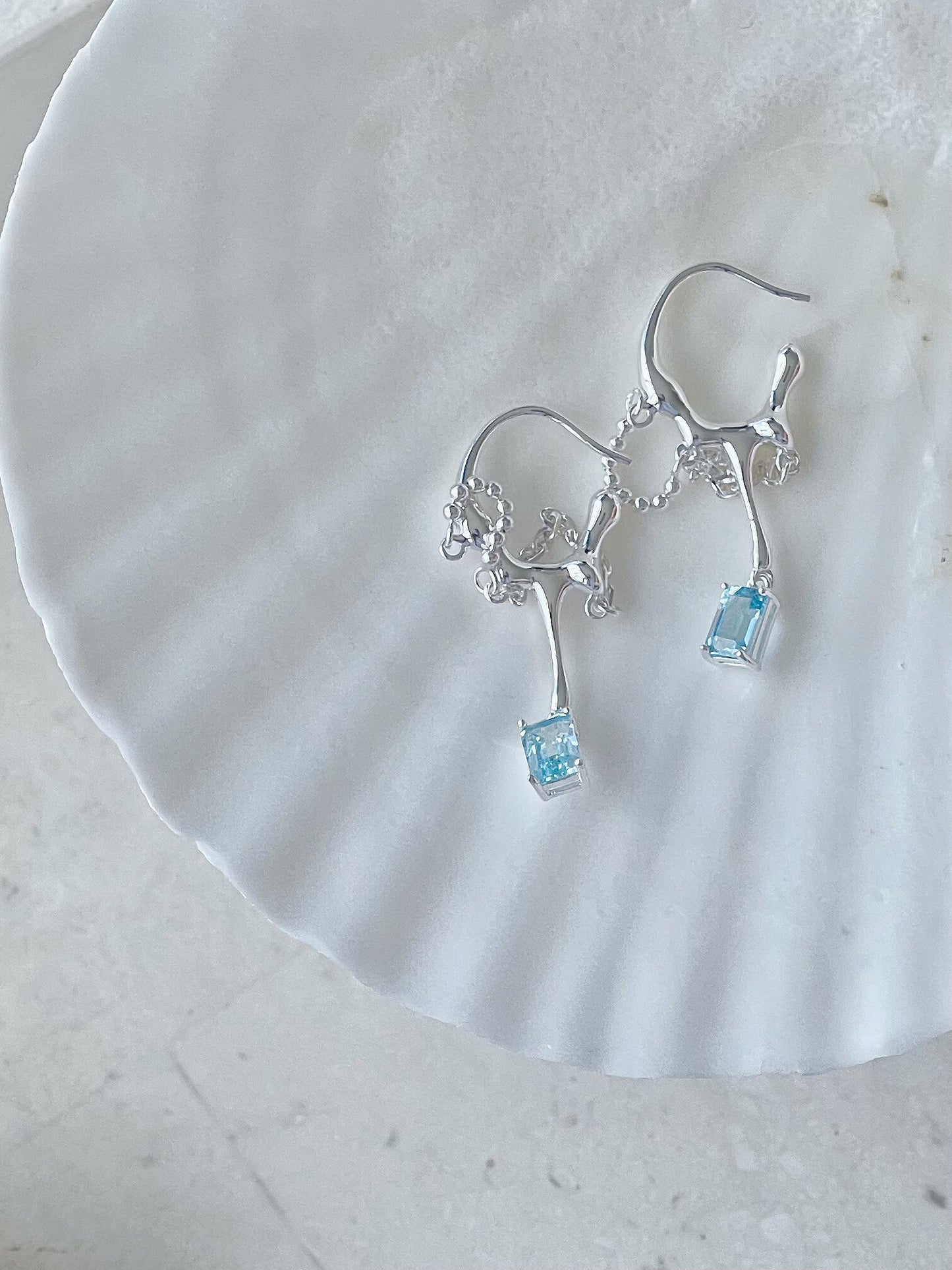 Anastasia Blue Topaz Earrings