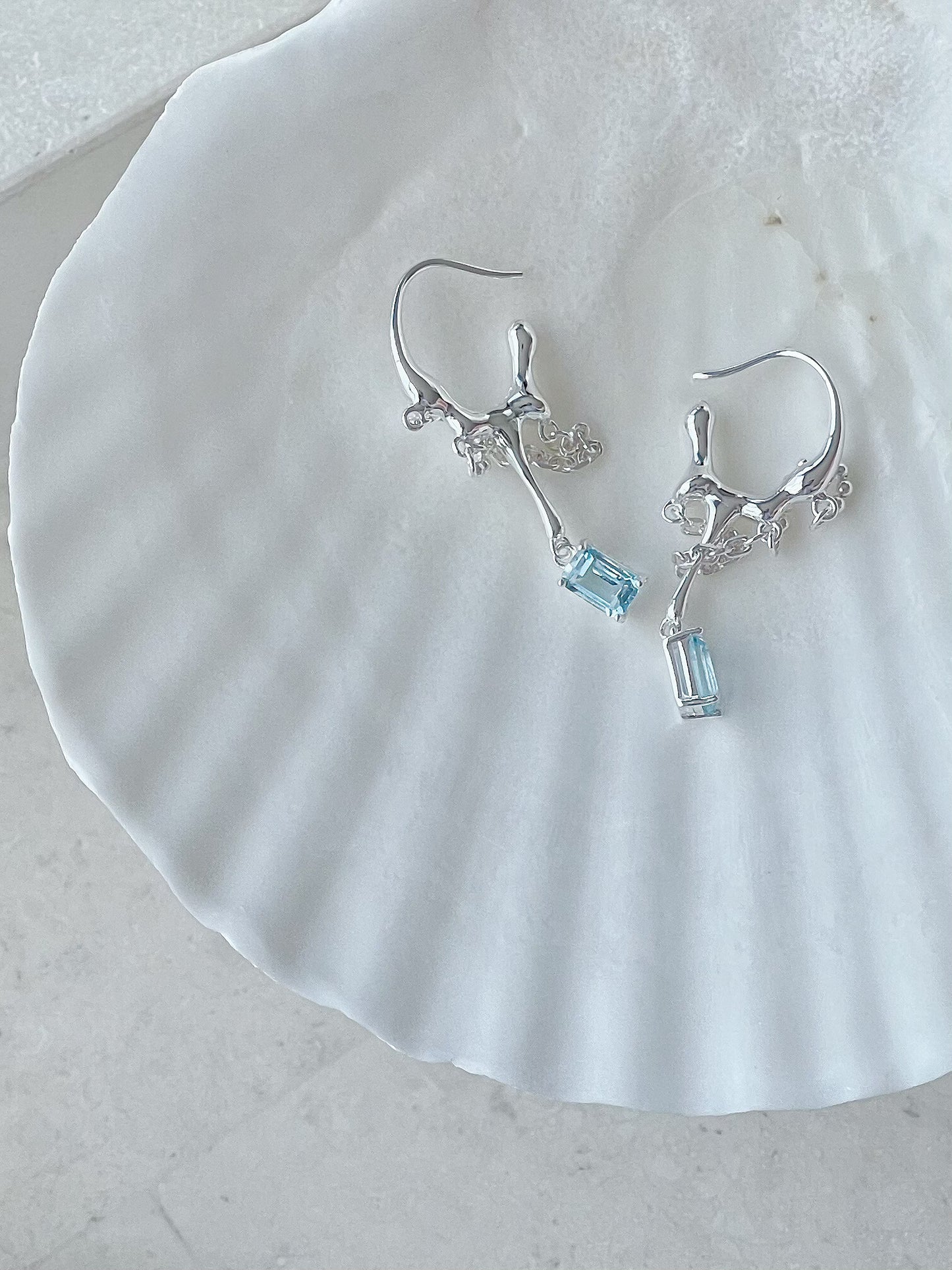 Anastasia Blue Topaz Earrings