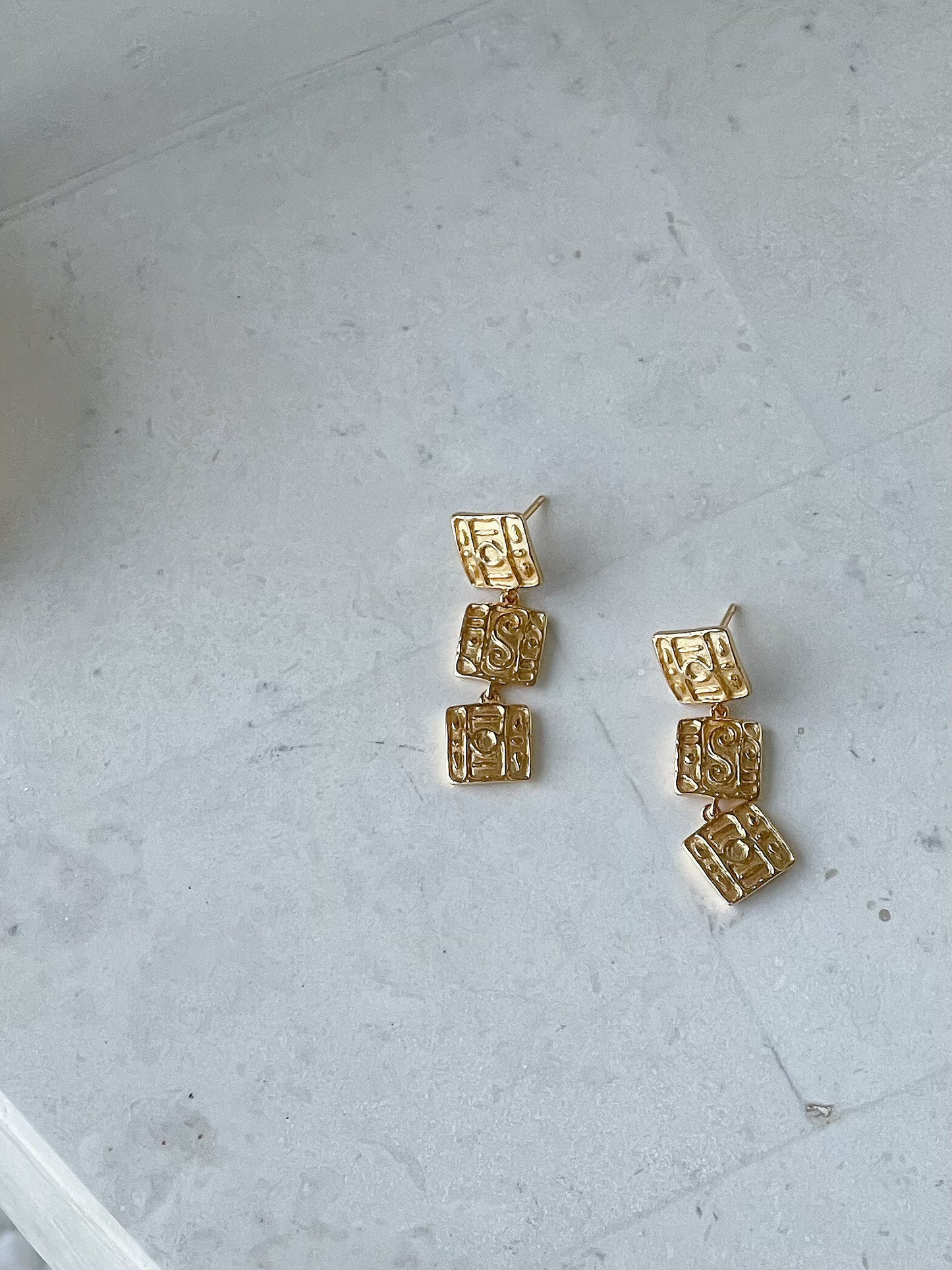 Aspicia Gold Plated Earrings