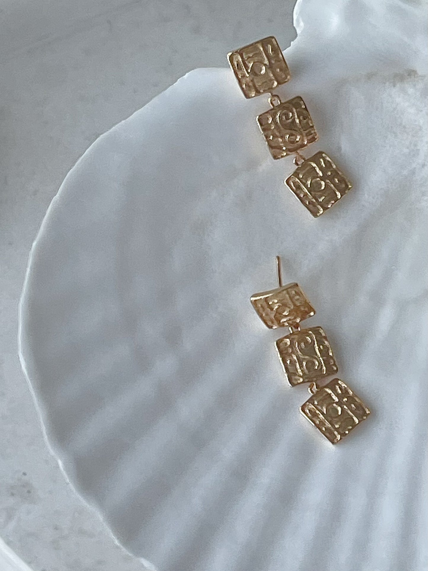 Aspicia Gold Plated Earrings