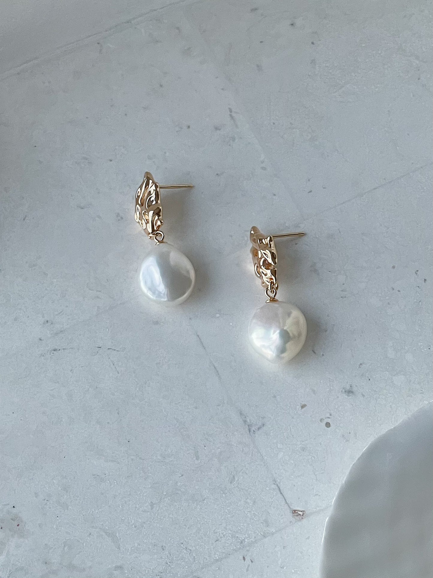 Rhiannon Baroque Pearl Earrings