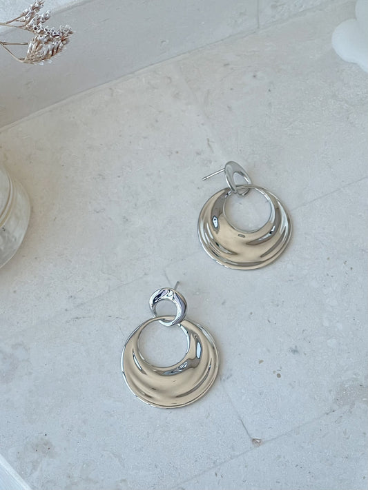 Isabella Nightshade Hoop Earrings