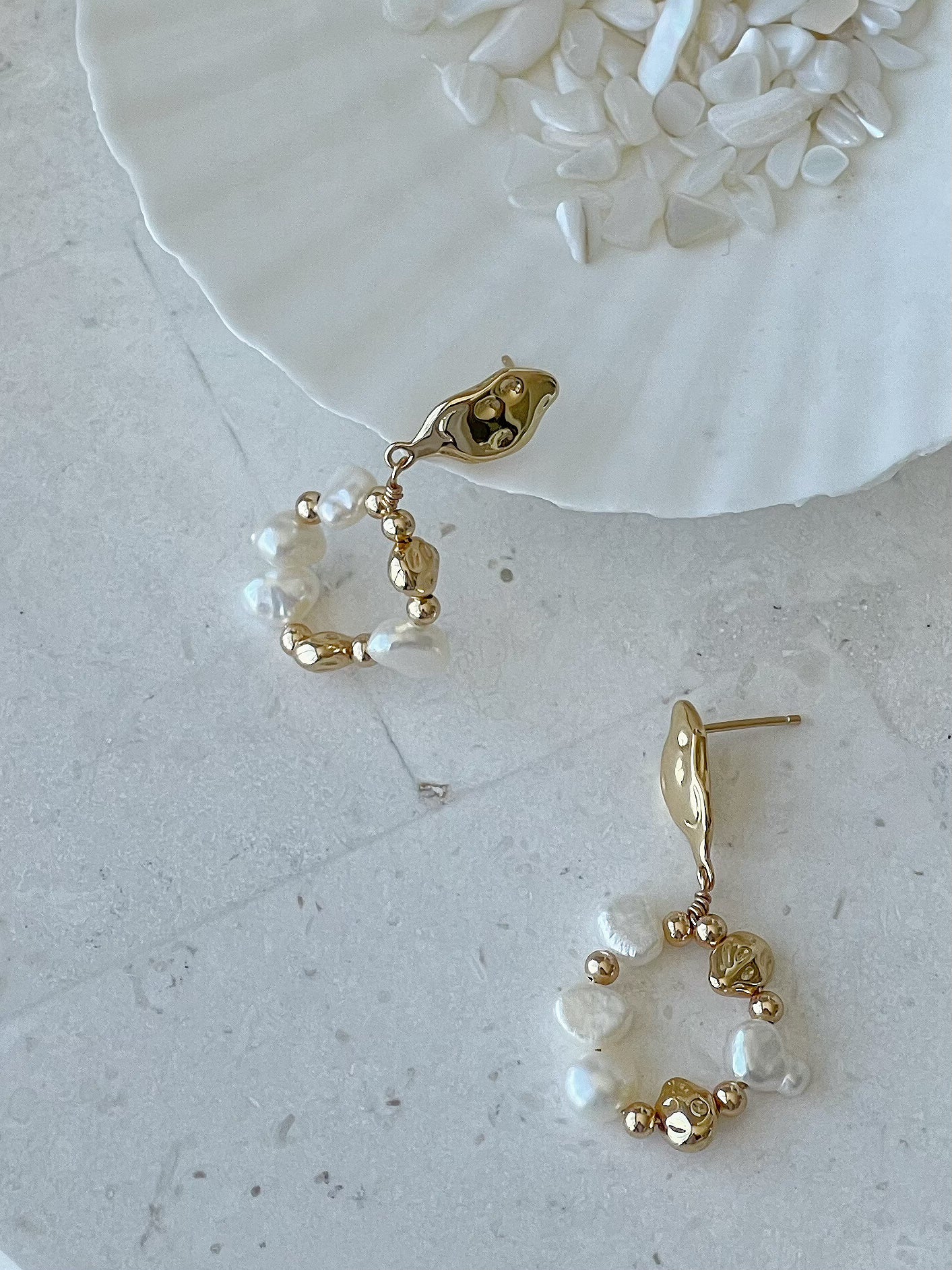 Gwendolyn Freshwater Pearl Earrings